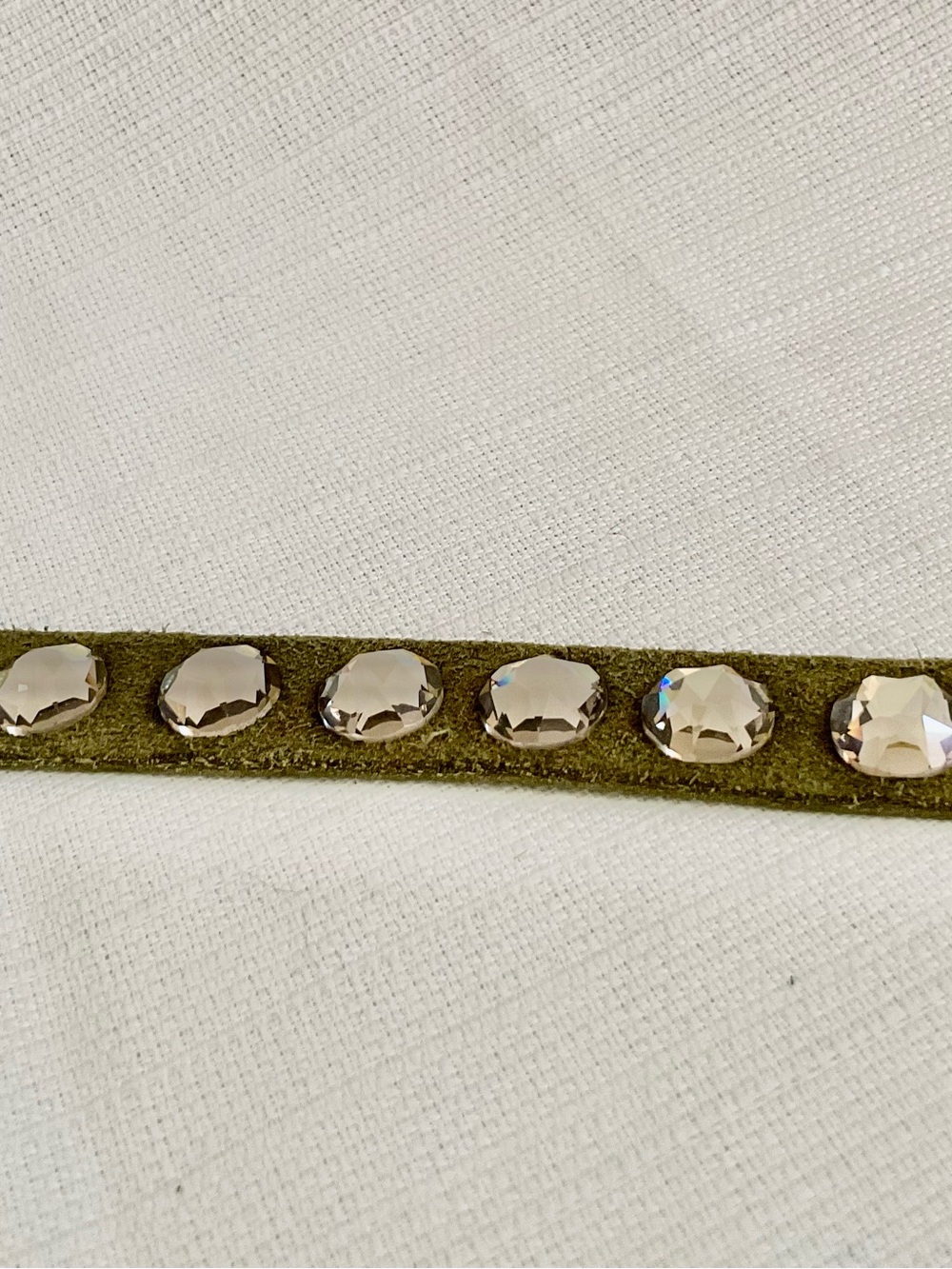 PEDRO GARCIA Swarovski and Suede Wrap Bracelet/Choker - Picture 7 of 14